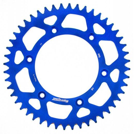 REAR ALU SPROCKET SUPERSPROX RAL-990:48-BLU PLAVI 48T, 520