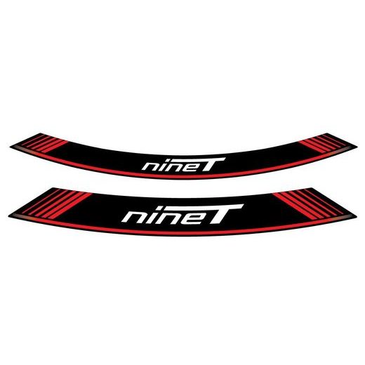RIM STRIP PUIG R NINE T 9133R CRVEN SET OF 8 RIM STRIPS