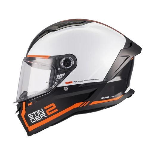 FULL FACE HELMET MT HELMETS STINGER 2 CORE B0 GLOSS XXS
