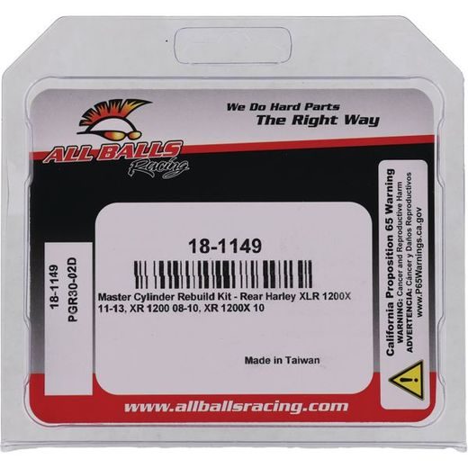 MASTER CYLINDER REBUILD KIT ALL BALLS RACING 18-1149