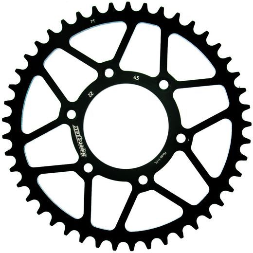CHAIN KIT EK - SILVER CHAIN 520 DEX, X-RING (X, NX, QX, XS), CHK FRONT SPROCKET SUPERSPROX, CHK REAR SPROCKET SUPERSPROX FOR APRILIA ETX 125 1999-2001