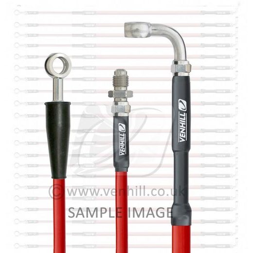FRONT BRAKE HOSE VENHILL H02-1-045/P-RD CRVEN