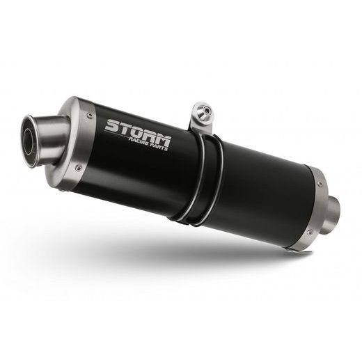 SILENCER STORM OVAL E.012.LX2B CRNI