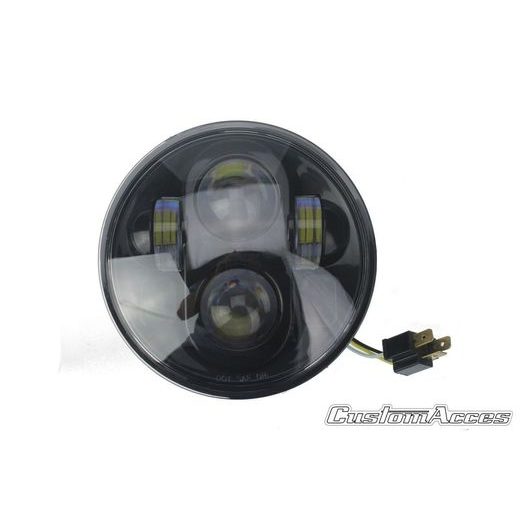 HEADLIGHT CUSTOMACCES OVNI HL0001N CRNI