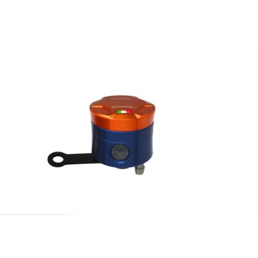 BRAKE FLUID RESERVOIR ACCOSSATO CNC-WORKED STRAIGHT BRACKET INCLUDED ORANGE