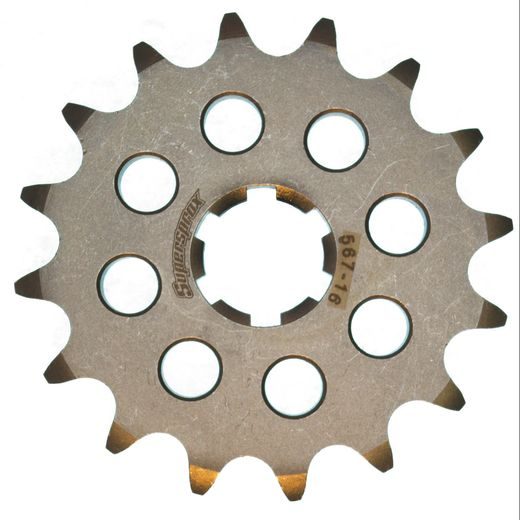 CHAIN KIT EK - SILVER CHAIN 530 DEX, X-RING (X, NX, QX, XS), CHK FRONT SPROCKET SUPERSPROX, CHK REAR SPROCKET SUPERSPROX FOR YAMAHA XS 400 1979-1980