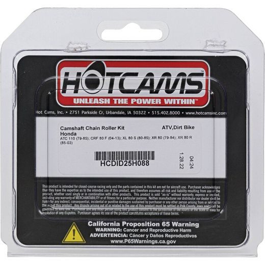 CAMSHAFT CHAIN ROLLER KIT HOT CAMS HCDID25H088