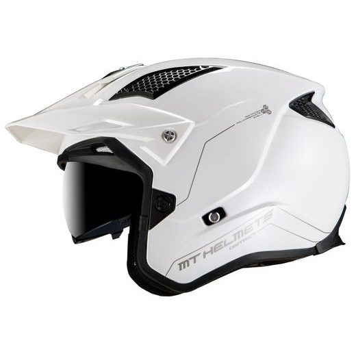TRIAL HELMET MT HELMETS DISTRICT SV S SOLID A0 GLOSS WHITE S