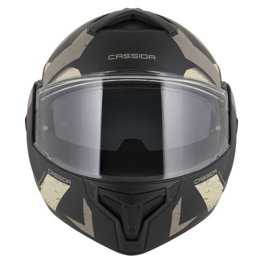 FULL FACE HELMET CASSIDA MULTIFLIP KORP BLACK MATT/SAND/KHAKI XL