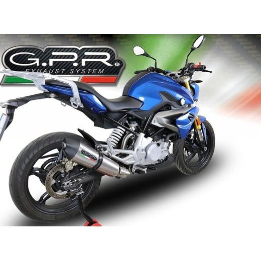 CIJELI ISPUŠNI SUSTAV GPR NEW GRAND PRIX EVO TITANIUM E5.BM.CAT.93.GPAN.TO BRUSHED TITANIUM INCLUDING REMOVABLE DB KILLER AND CATALYST