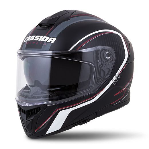 FULL FACE HELMET CASSIDA INTEGRAL GT 2.0 REPTYL BLACK/ WHITE/ RED 2XL