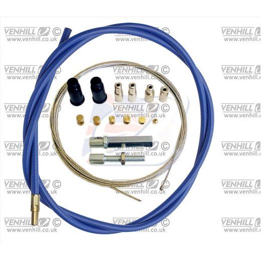 UNIVERSAL THROTTLE CABLE KIT VENHILL U01-4-100-BL 1,35M (2 STROKE) PLAVI