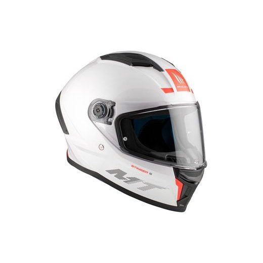 FULL FACE HELMET MT HELMETS STINGER 2 SOLID A0 GLOSS PEARL WHITE L