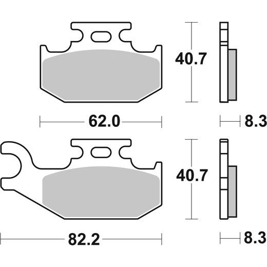 DISK PLOČICE BREMBO 07GR74SD