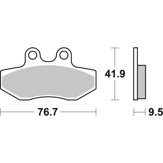 DISK PLOČICE BREMBO 07068 CC SCOOTER