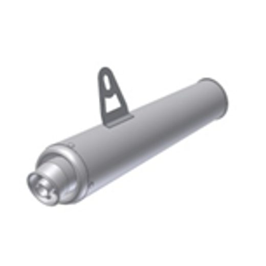 SILENCER MIVV X-CONE ACC.016.SC2 STAINLESS STEEL Ø90 - Ø55 INLET