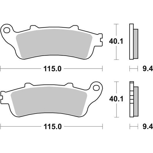 DISK PLOČICE BREMBO 07034 CC SCOOTER