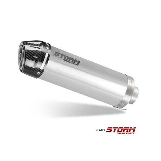 SILENCER STORM GP K.050.LXSC STAINLESS STEEL WITH CARBON CAP