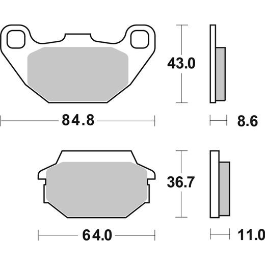 DISK PLOČICE BREMBO 07022XS