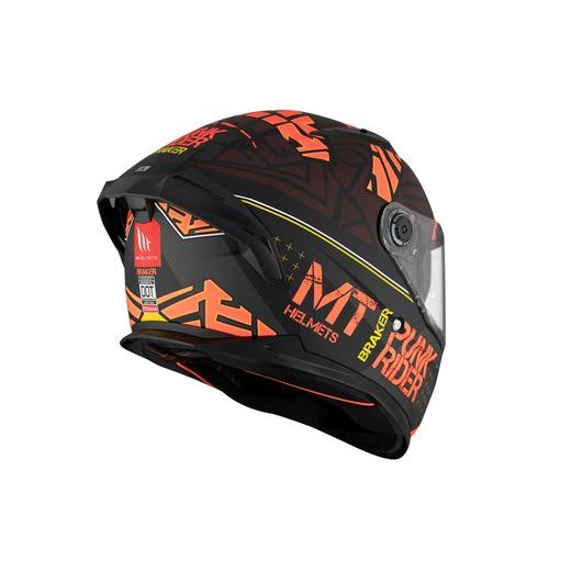 FULL FACE HELMET MT HELMETS BRAKER SV PUNK RIDER B5 MATT XXL