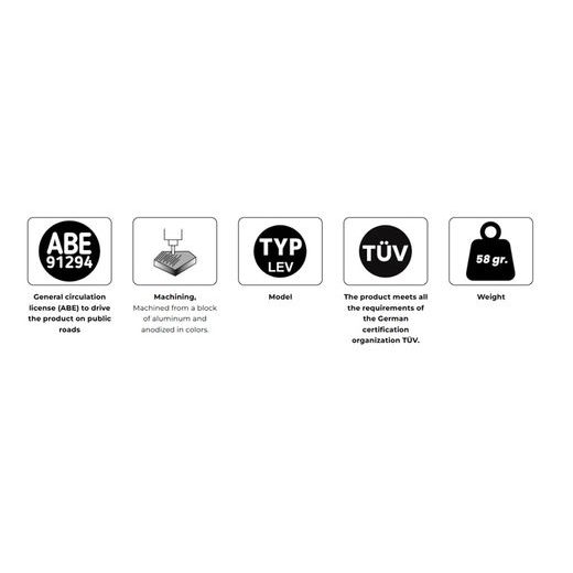 CLUTCH LEVER ADAPTER PUIG 22602N CRNI