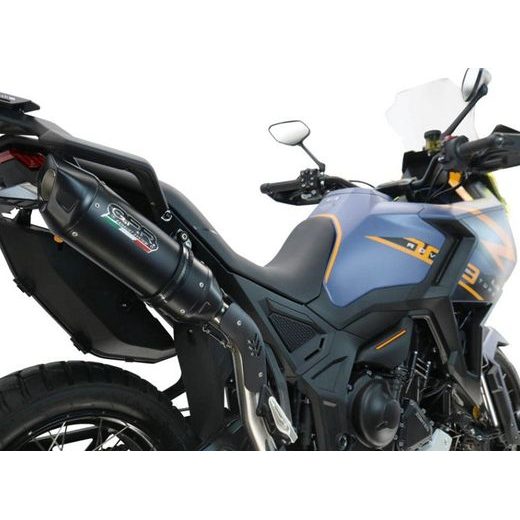 SLIP-ON EXHAUST GPR FURORE-X TITANIO NERO Z.19.FUXTITBL TITANIUM MATTE BLACK INCLUDING REMOVABLE DB KILLER AND LINK PIPE