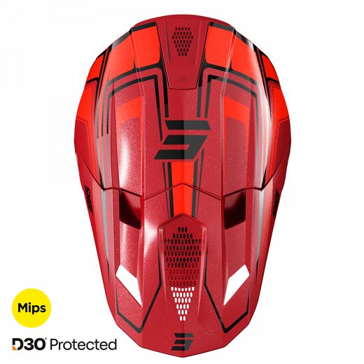 HELMET SHOT LITE GLORY A04-21OA-B03 RED PEARLY XL