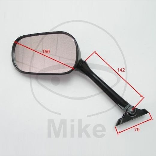 UZVRATNI RETROVIZOR JMP ZR 0293 CRNI LEFT