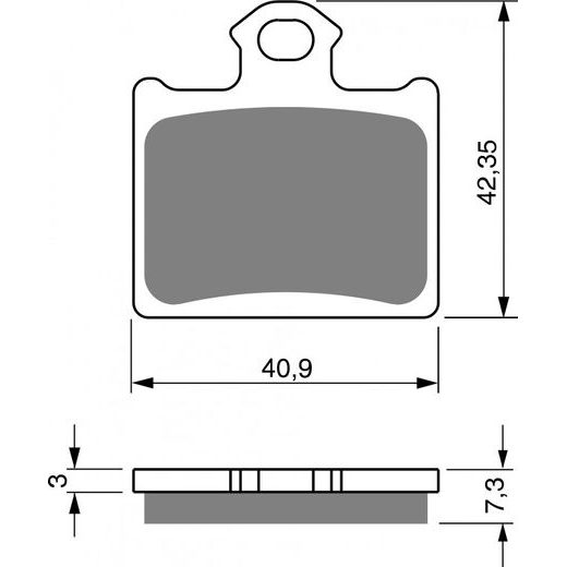 DISK PLOČICE GOLDFREN 297 S33 OFF-ROAD REAR