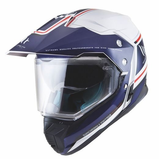 HELMET MT HELMETS SYNCHRONY DUO SPORT SV PEARL WHITE L