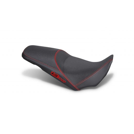 COMFORT SEAT SHAD SHS0V1409H HEATED BLACK, RED SEAMS