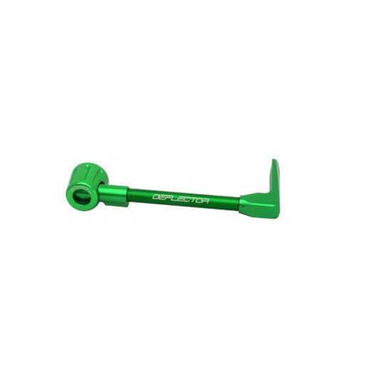 LEVER GUARD ACCOSSATO WITH GREEN HOSE AND JOINT RIGHT, ALUMINIUM