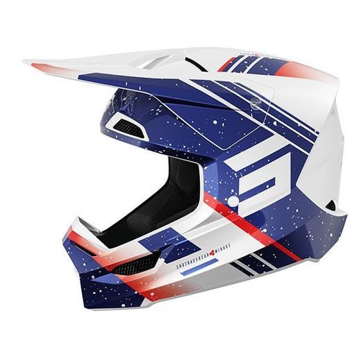 HELMET SHOT FURIOUS MIRAGE A06-21OC-D03-08 BLUE RED PEARLY S