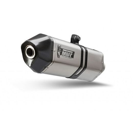 SILENCER MIVV SPEED EDGE CF.001.LRX STAINLESS STEEL