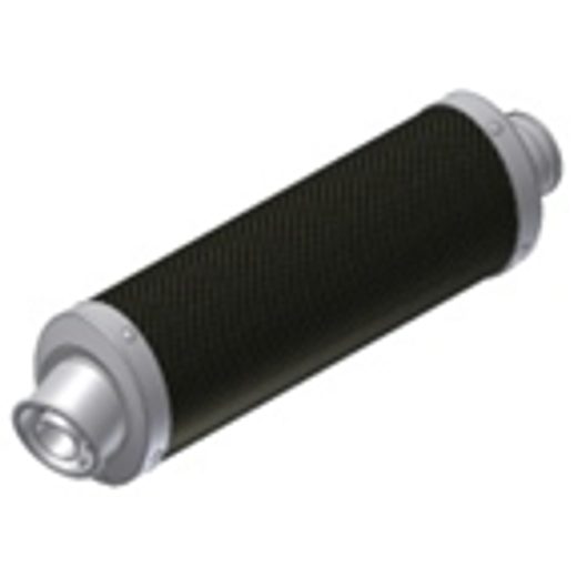 SILENCER MIVV ROUND ACC.016.S3 CARBON Ø55 INLET