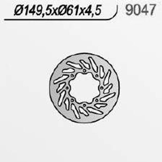 KOČIONA DISK NG 9047