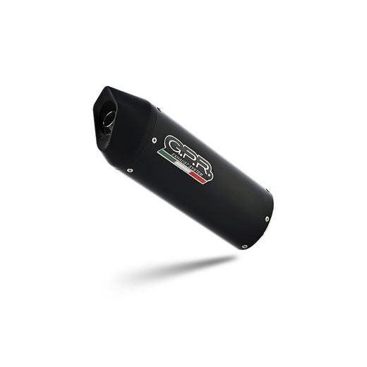 SLIP-ON EXHAUST GPR FURORE K.155.FUNE MATTE BLACK FOR KAWASAKI Z 300 2014-2017