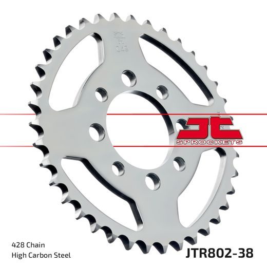 LANČENIK ZADNJI JT JTR 802-38 38T, 428