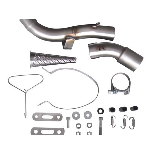 SLIP-ON EXHAUST GPR SATINOX H.211.SAT BRUSHED STAINLESS STEEL FOR HONDA VFR 1200 F 2010-2016