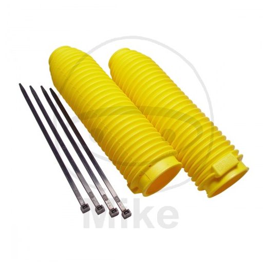 FORK BOOTS SET JMT PROGRIP 350X42 YELLOW