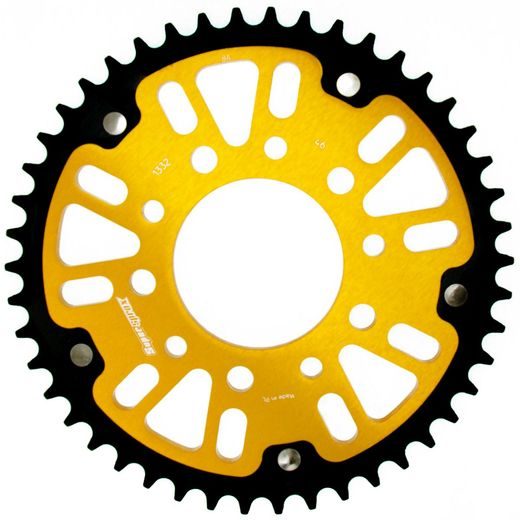 REAR SPROCKET SUPERSPROX STEALTH RST-1332:46-GLD ZLATO 46T, 525