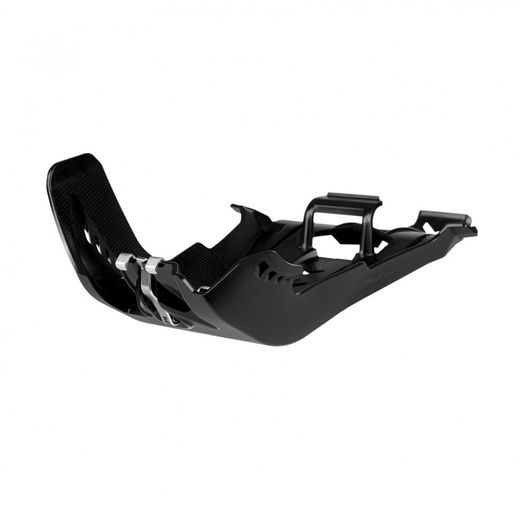 SKID PLATE POLISPORT 8475300001 WITH LINK PROTECTOR CRNI