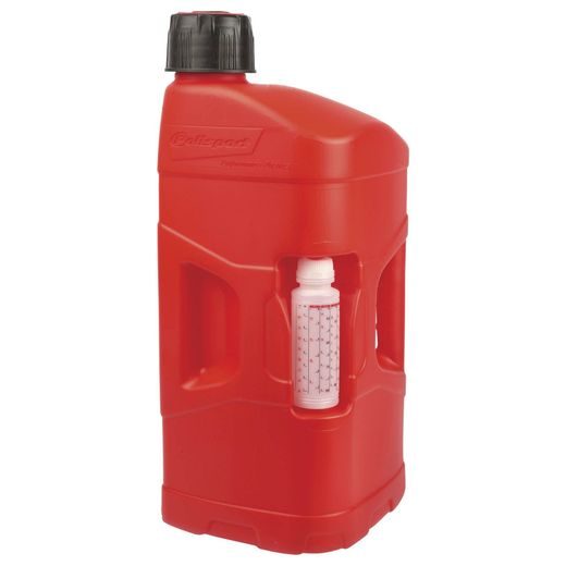 UTILITY CAN POLISPORT PROOCTANE 8460000001 20 L WITH STANDARD CAP + 250 ML MIXER + HOSE CLEAR RED