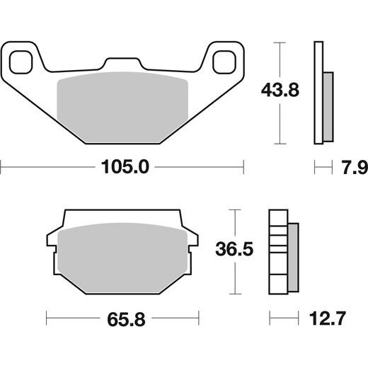 DISK PLOČICE BREMBO 07023 CC SCOOTER
