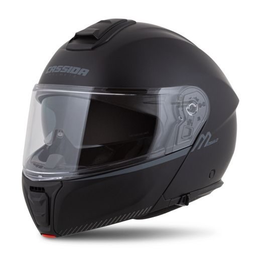 FULL FACE HELMET CASSIDA MODULO 2.1 COMPASS BLACK MATT/GREY S