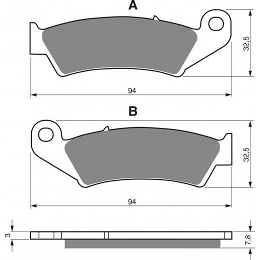 DISK PLOČICE GOLDFREN 004 S33 OFF-ROAD FRONT
