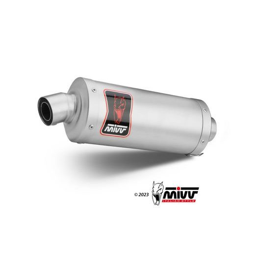 SILENCER MIVV DAKAR KO.001.LDKX STAINLESS STEEL