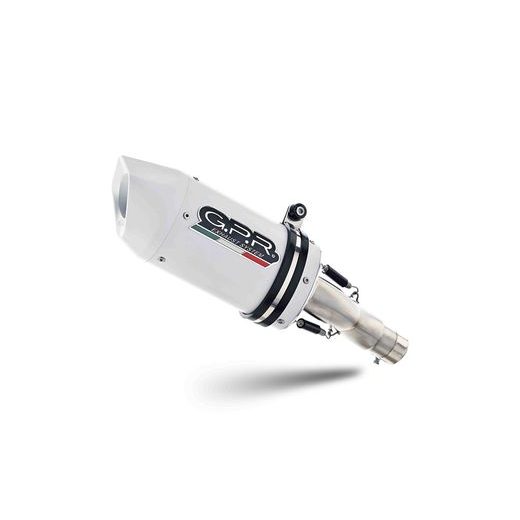 SLIP-ON EXHAUST GPR ALBUS EVO4 E4.K.164.ALBE4 WHITE GLOSSY