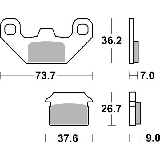 DISK PLOČICE BREMBO 07099 CC SCOOTER
