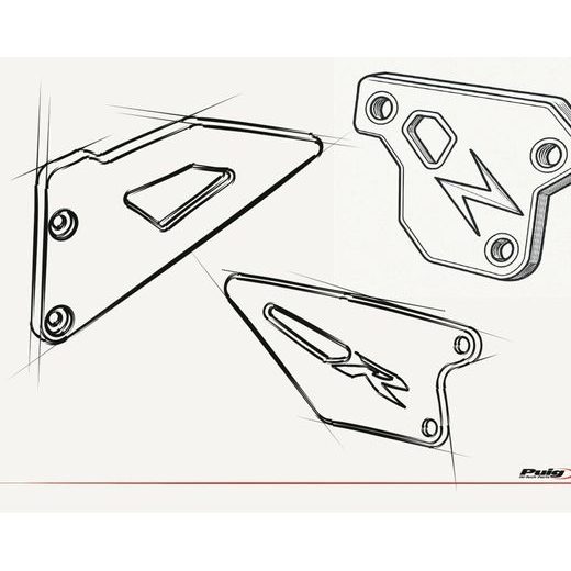 HEEL PLATES PUIG 22650P SILVER